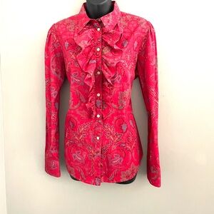 Ralph Lauren Ruffle Button Down Shirt